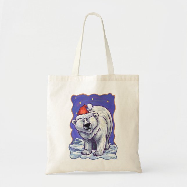 Bolsa Tote Polar Bear Natal (Frente)