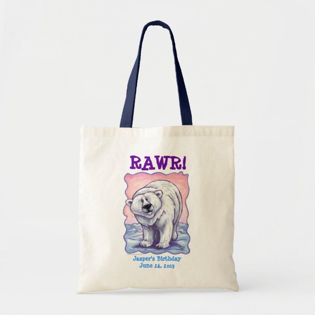 Bolsa Tote Polar Bear Party Center Goody (Frente)