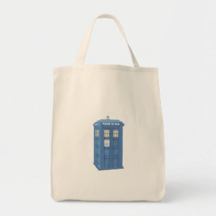 Bolsa Tote Polícia britânica Callbox do vintage