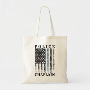 Bolsa Tote Polícia Chaplain American Flag