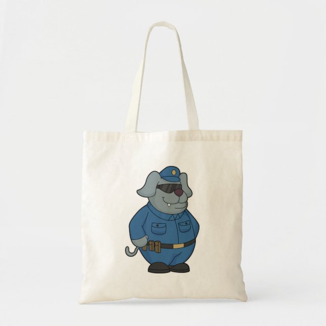 Bolsa Tote Polícia de Cães (Frente)