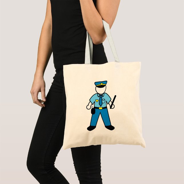 Bolsa Tote Polícia de Diversão da Polícia de Cartografia (Criador carregado)