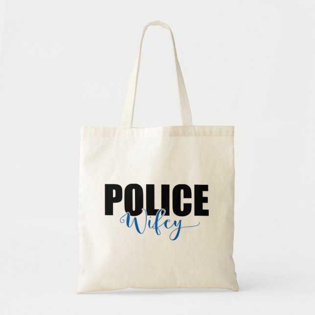 Bolsa Tote Polícia Wifey (Frente)