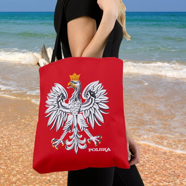 Bolsa Tote Polish Eagle Tote, Poland fashion bag, Polska (Criador carregado)