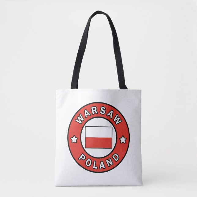 Bolsa Tote Polônia de Varsóvia (Frente)