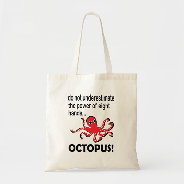 Bolsa Tote Polvo Animal Fofo Polvo Engraçado (Frente)