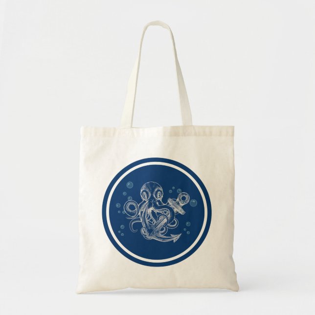 Bolsa Tote Polvo com Âncora (Frente)