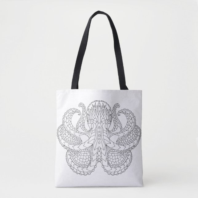 Bolsa Tote Polvo modelado étnico 2 (Frente)