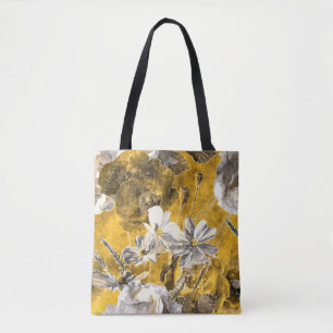 Bolsa Tote Pólvoras Florais Monocromáticas