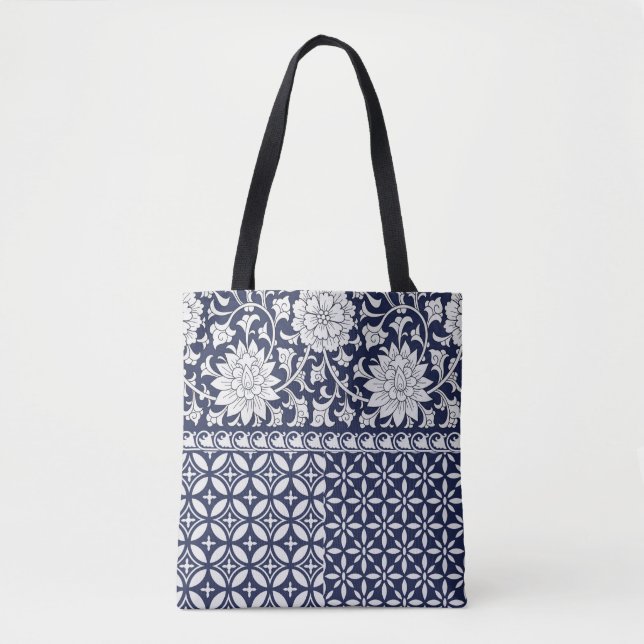 Bolsa Tote Pomamento chinês sem costura (Frente)