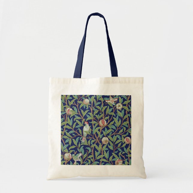 Bolsa Tote Pomegranate e Little Bird, William Morris (Frente)