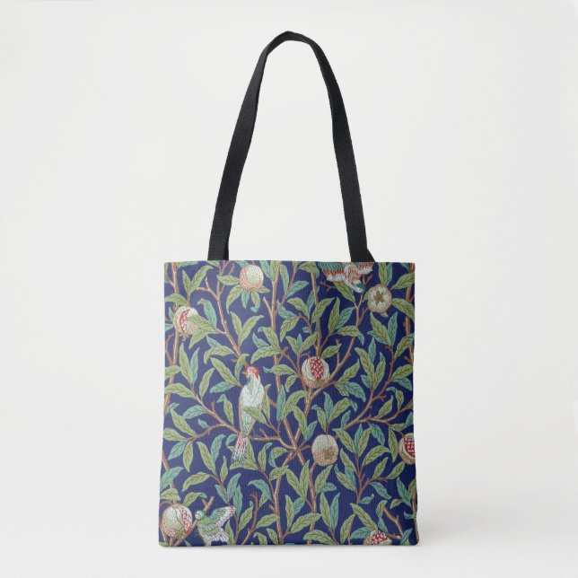 Bolsa Tote Pomegranate e Little Bird, William Morris (Frente)