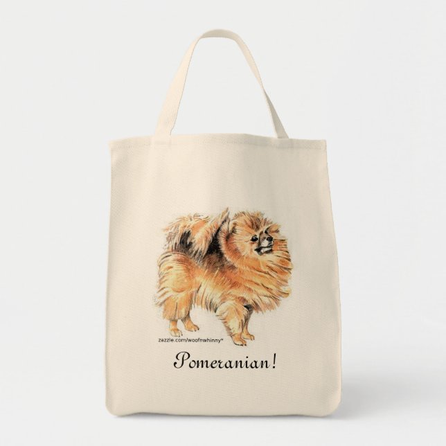 Bolsa Tote Pomeranian! (Frente)