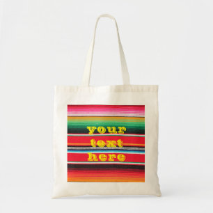 Bolsa Tote poncho serape mexicano méxico fundo