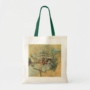 Bolsa Tote Ponte Branca por Twachtman, Impressionismo Vintage