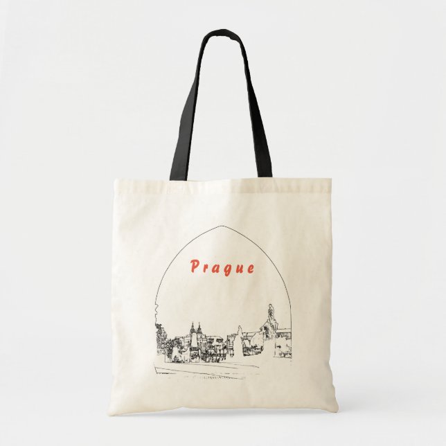 Bolsa Tote Ponte Carlos em Praga (Frente)