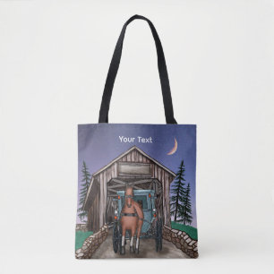 Bolsa Tote Ponte Coberta pelo Crepúsculo