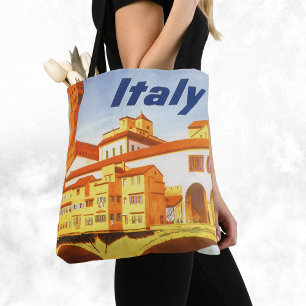 Bolsa Tote Ponte da Cidade de Florença Firenze Itália Rio
