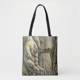 Bolsa Tote Ponte da Mão de Pedra Fantasy Cute