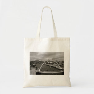 Bolsa Tote Ponte do milênio, sacola de Newcastle, Inglaterra