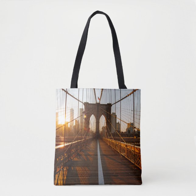 Bolsa Tote Ponte do Nova Iorque Brooklyn (Frente)