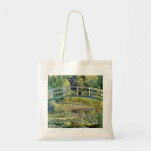 Bolsa Tote Ponte japonesa de Monet com a sacola dos lírios d