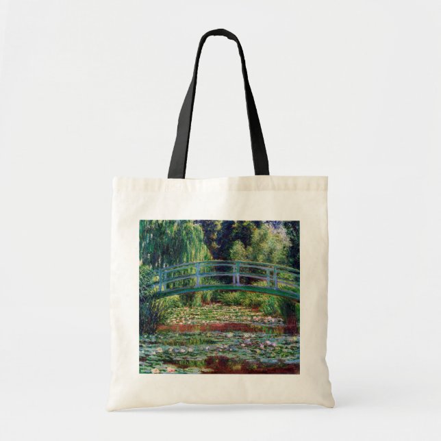 Bolsa Tote Ponte Japonesa (Water-Lily Pond), Monet (Frente)