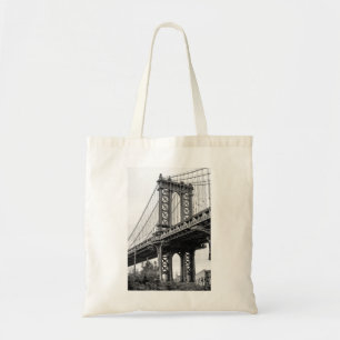 Bolsa Tote Ponte Manhattan em preto e branco