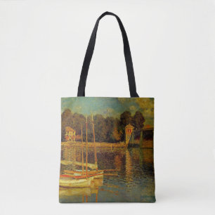 Bolsa Tote Ponte no Argenteuil por Claude Monet