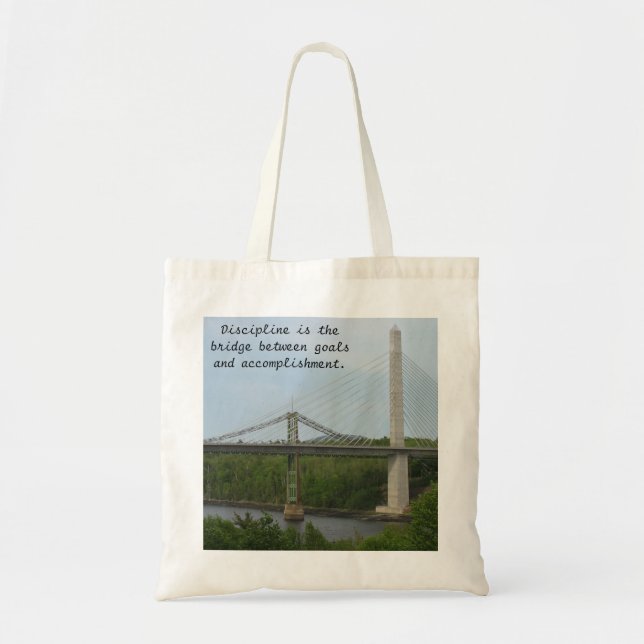 Bolsa Tote Ponte pequena de Nova Inglaterra do bolsa--Discipl (Frente)