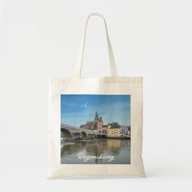 Bolsa Tote Ponte Stone em Regensburg, Alemanha (Frente)