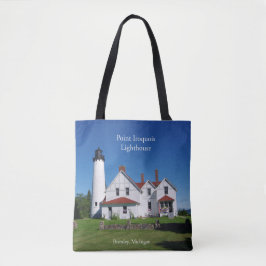 Bolsa Tote Ponto Iroquois Lighthouse por toda a mala