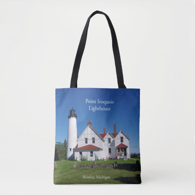 Bolsa Tote Ponto Iroquois Lighthouse por toda a mala (Frente)