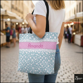 Bolsa Tote Pontos Dalmáticos com Nome (2)