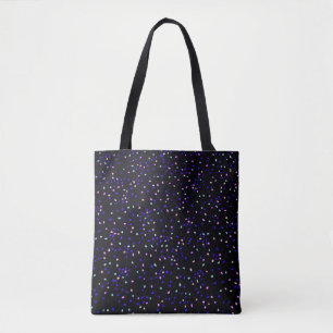 Bolsa Tote pontos de cor