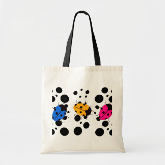 Bolsa Tote Pontos de Ladybug