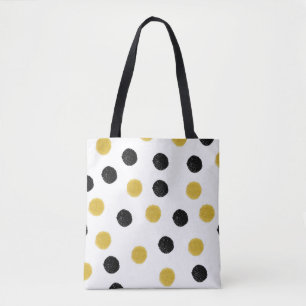 Bolsa Tote Pontos Dourados caóticos: Splash da Vintage.