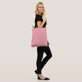 Bolsa Tote Pontos Geométricos Rosa Verde
