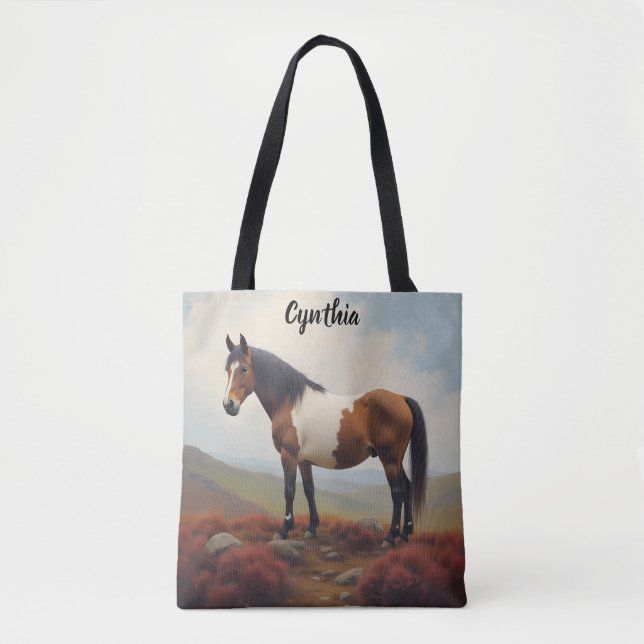 Bolsa Tote Pony on a Moor (Frente)