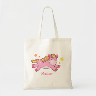 Bolsa Tote Pony Pink Prancing