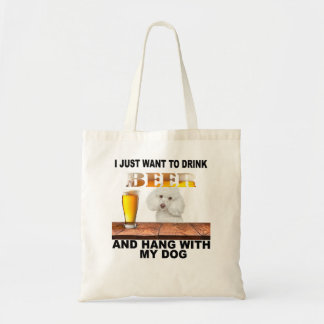 Bolsa Tote Poodle Dog A Vida É Um Bom Poodle Que Torna Mais B