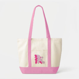 Bolsa Tote Poodle rosa