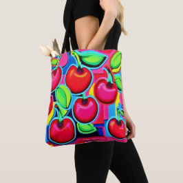 Bolsa Tote Pop Art Cherry Burst