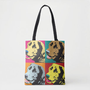 Bolsa Tote Pop Art Labrador Retriever