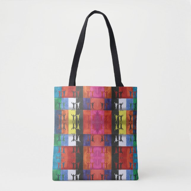 Bolsa Tote Pop art no.1 by Yeshaya Dank - unity & harmony (Frente)