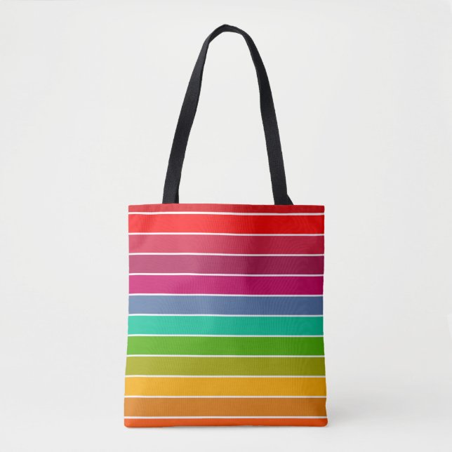 Bolsa Tote Pop Art Stripes (Frente)