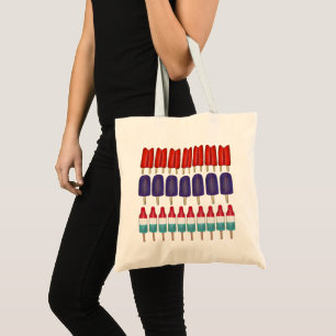 Bolsa Tote Pop de Foguete Gelado Congelado Ice Lolly Lollies