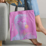 Bolsa Tote Pop de pastilha cor-de-rosa<br><div class="desc">Goma de bolhas rosa Pop Vênus Tote Bag - Solte sua deusa interna com a Goma de bolha cor-de-rosa. Apresentando uma divertida e moderna tomada da arte clássica, esta bolsa mostra Vênus soprando uma bolha de chiclete, misturando beleza eterno com talento cultural pop. O brilhante design cor-de-rosa é perfeito para...</div>
