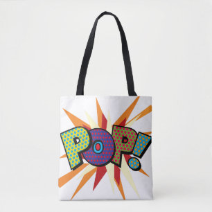 Bolsa Tote Pop de Pop de Arte de HQs! POW!
