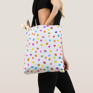 Bolsa Tote pop do Bolinhas watercolor